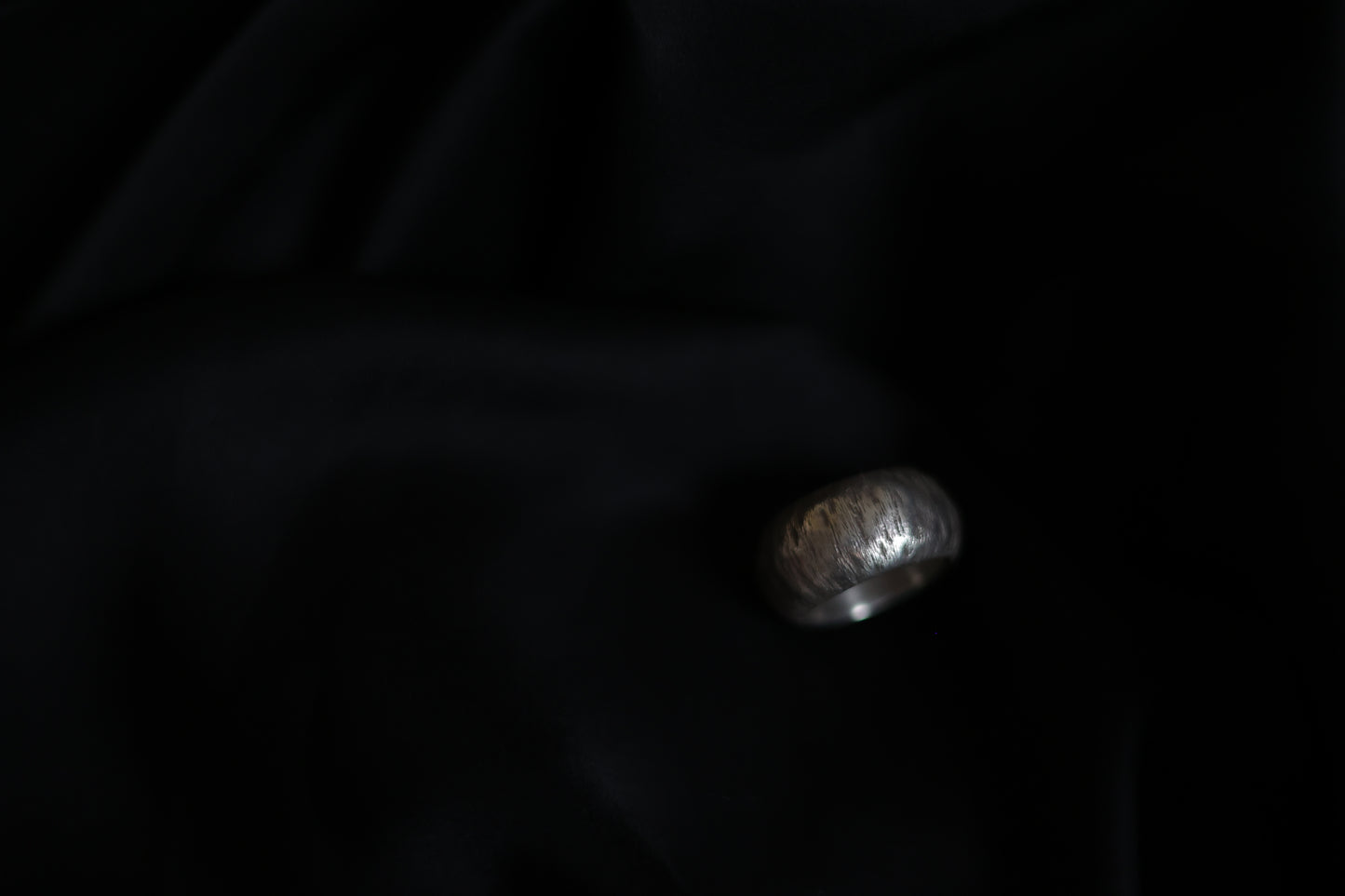 Handcrafted Round Silver Ring