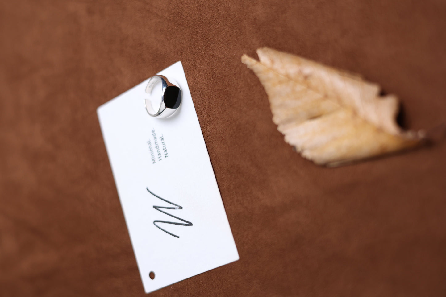 The Round Signet Onyx Ring