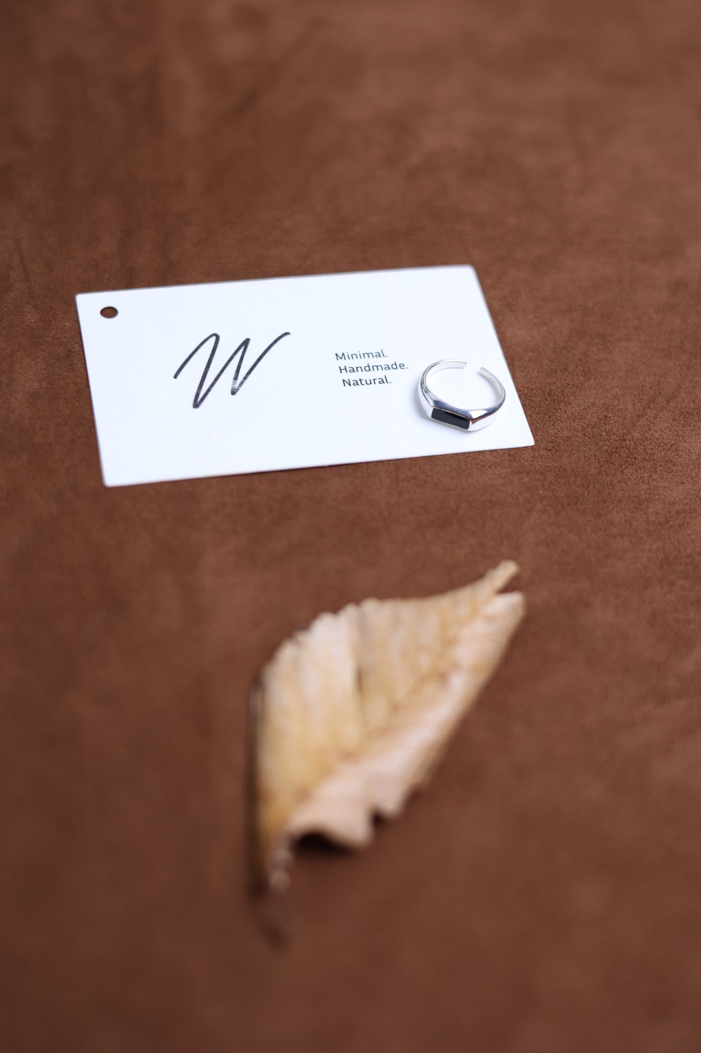 The Rectangle Signet Ring with Black Onyx