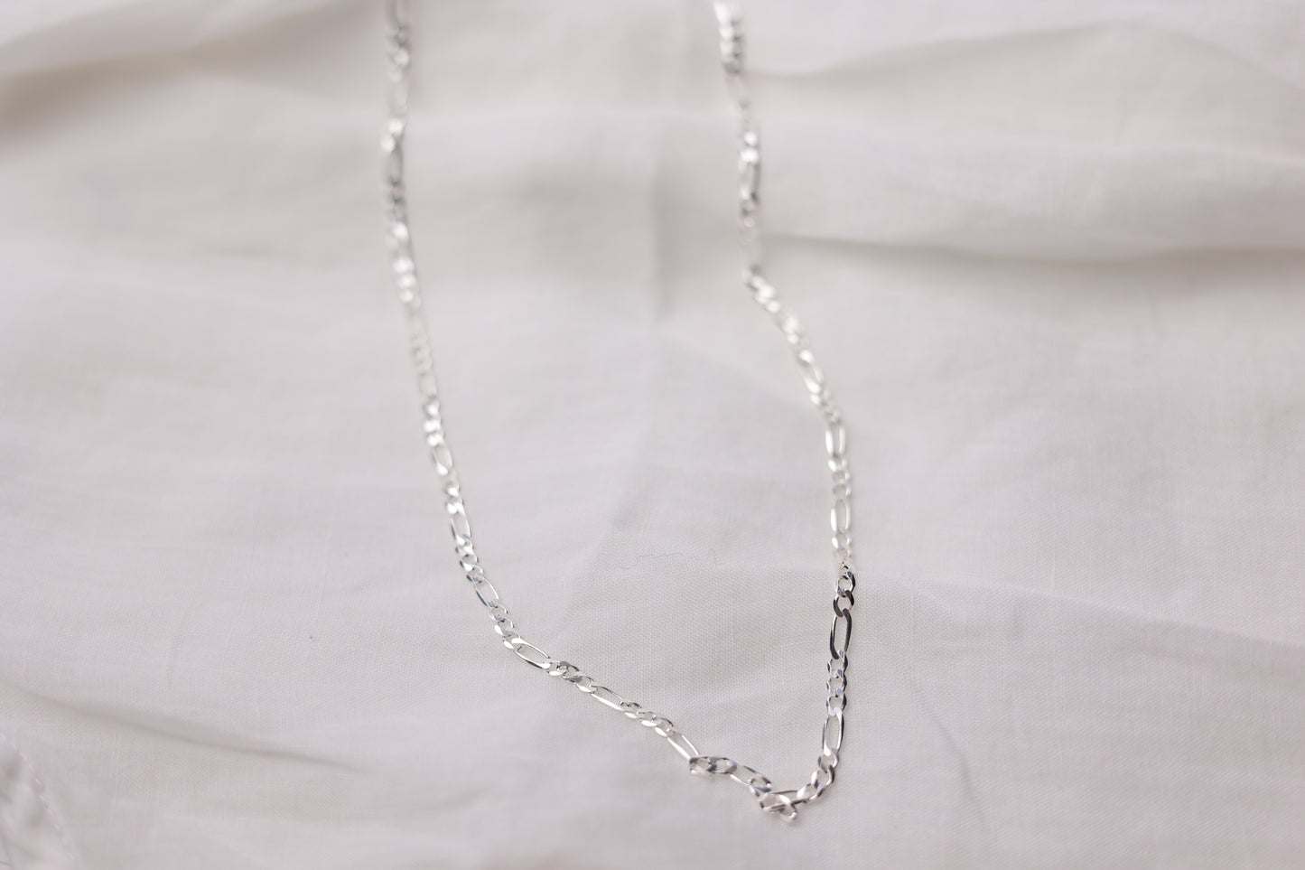 Handcrafted Minimalist Silver Chain Necklace